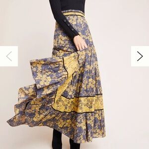 Anthropologie floral maxi skirt by Carolina K.